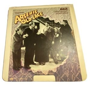 Vintage 1983, ARSENIC and OLD LACE, CED RCA SelectaVision VideoDisc, Cary Grant